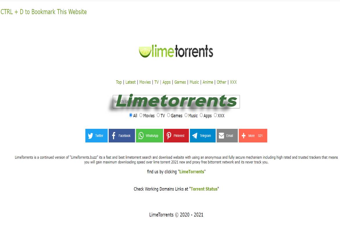Limetorrents Proxy | Limetorrent Alternatives To Download Movies in 2022