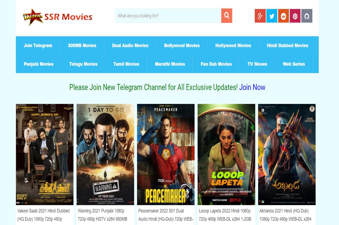 SRRMovies – Download Bollywood, Hollywood And 300MB Movies